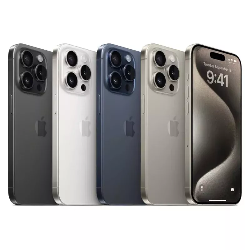 Apple iPhone 15 Pro 128GB in multiple colours, unlocked, with triple rear camera system