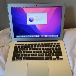 Apple MacBook Air 13-inch 2017 Silver with 8GB RAM and 128GB SSD – Side Angle View