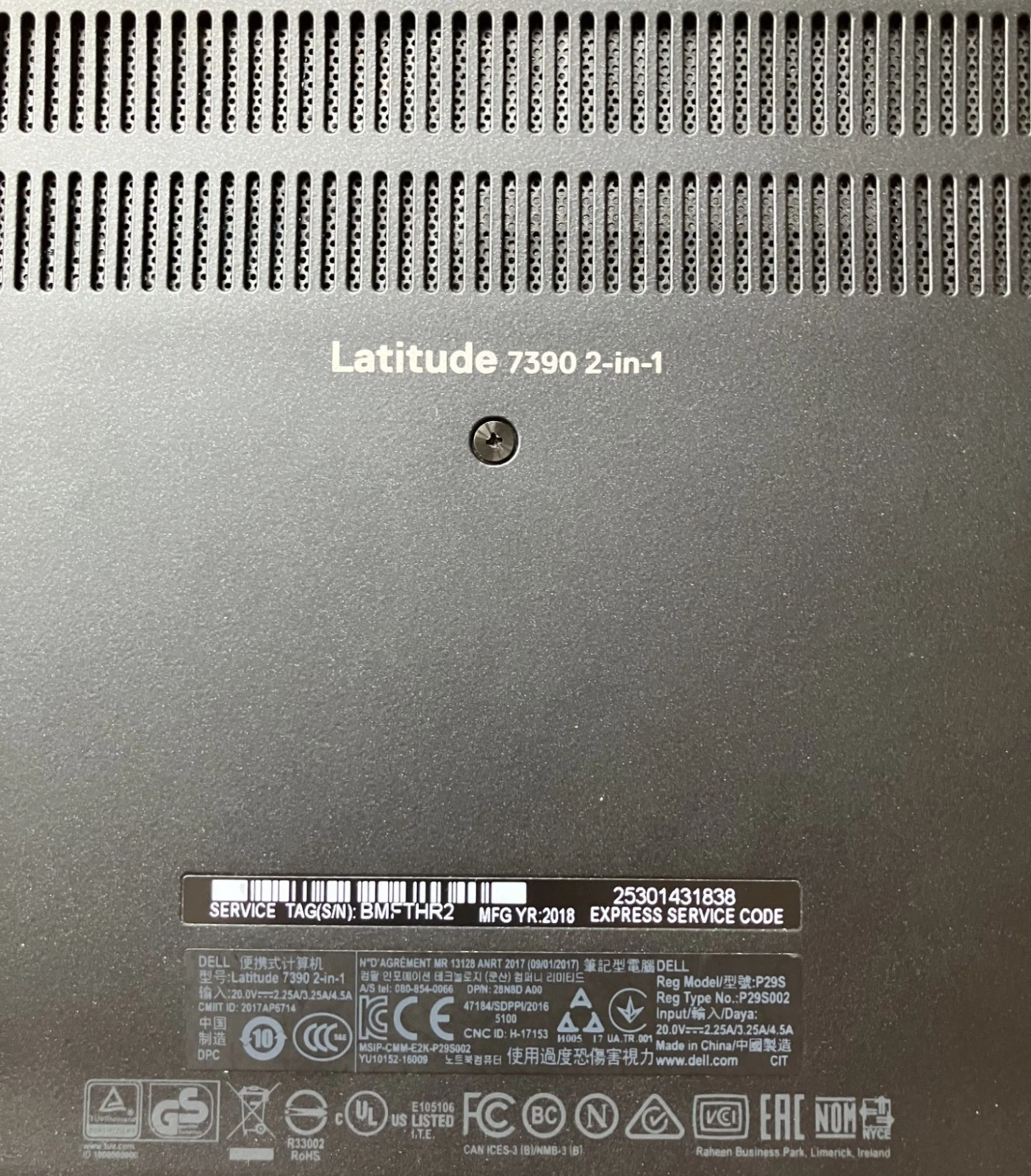 Dell Latitude 7390 2-in-1 convertible laptop with Intel Core i5