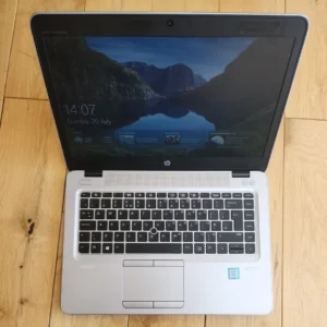 HP EliteBook 840 G3 Laptop with Intel Core i5, 8GB RAM, 240GB SSD, Windows 10 Pro – Silver 13.3"