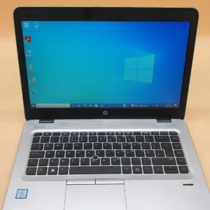 HP EliteBook 840 G3 14-inch Laptop with Core i5-6200U, 8GB RAM, and 256GB SSD running Windows 10 Pro