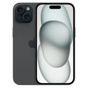 Apple iPhone 15 128GB in Black, unlocked, with Super Retina XDR display and dual camera system