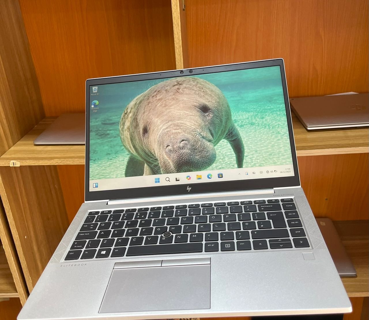 HP EliteBook 845 G7 touchscreen laptop with 16GB RAM and 256GB NVMe SSD