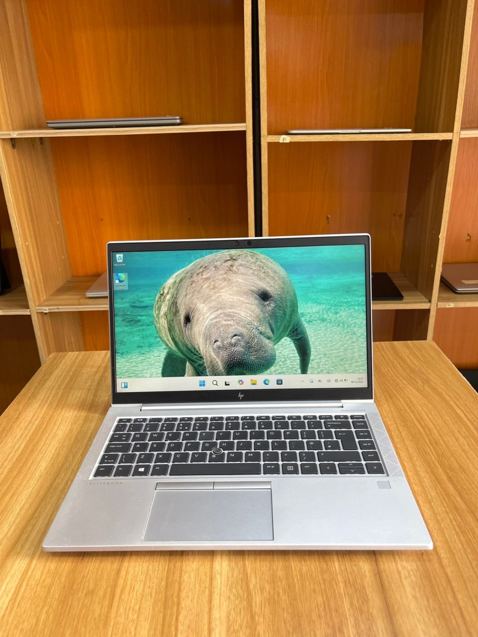 HP EliteBook 845 G7 touchscreen laptop with 16GB RAM and 256GB NVMe SSD