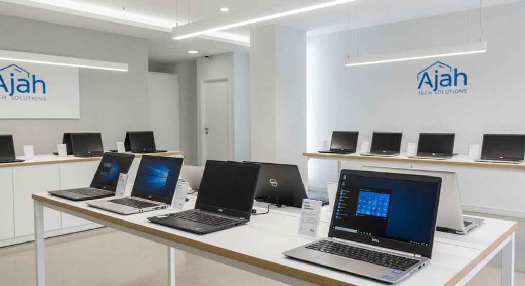 SSD laptop display at BmariaTECH Ajah store