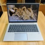 HP EliteBook 840 G7 laptop with Intel Core i5 10th Gen processor, 8GB RAM, and 256GB NVMe SSD