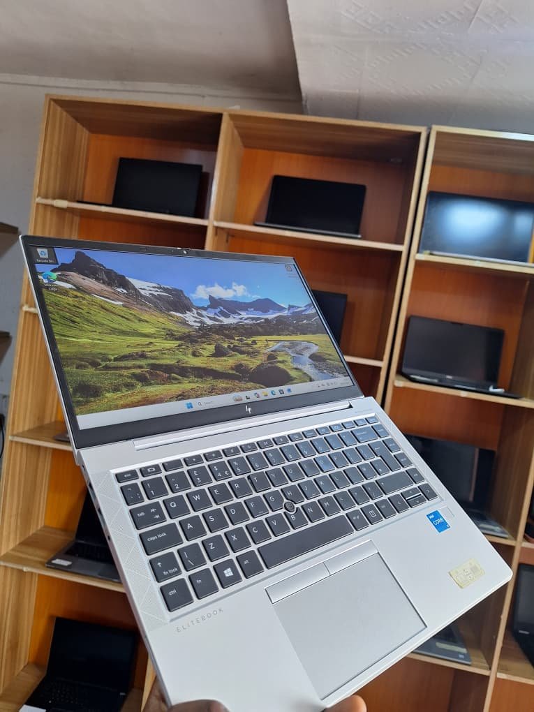 HP EliteBook 840 G8 laptop with Intel Core i5 11th Gen processor, 8GB RAM, and 256GB SSD