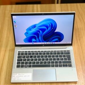 HP EliteBook 830 G8 laptop with Intel Core i5 11th Gen processor, 8GB RAM, and 256GB SSD